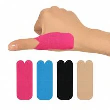 20 片装多色拇指胶带，预切拇指运动胶带，手指运动贴片胶带，适用于手指运动、羽毛球、网球、排球健身房配件销售运动胶带