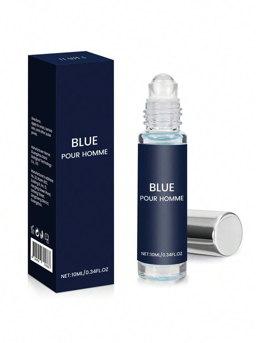 10ml 男士 Azure 滚珠精油、男士荒野滚珠香氛油、木质香味滚珠香水、Azure Wilderness 样品、旅行通勤便携、手腕、颈部、耳后男女通用魅力香氛油 - 男士曠野滾珠精油 - 查看 1