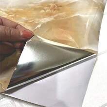 1 Rolle selbstklebende Granit-Marmor Tapete, wasserfest, fettresistent Vinyl, einfache DIY Heimdekoration - geeignet für Küche und Badezimmer, Heimrenovierungsprojekte, tolles Geschenk für Heimdekorationsbegeisterte