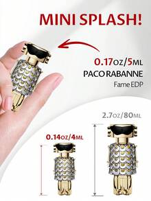 Paco Rabanne Fame 女士淡香精喷雾 EDP 香水 2.7盎司/80毫升 持久留香 送给女友、妻子、母亲、朋友 生日 毕业派对 旅行 露营 户外活动 校园旅行 节日 周年纪念 夏季 秋季精选 夏季必备 夏季经典 赛博朋克 礼物 魅力 氛围 日常使用 - EDP - 查看 6