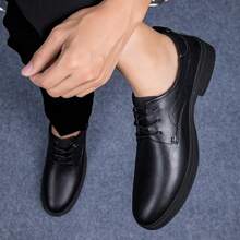 Zapatos casuales de negocios para hombres, suela gruesa antideslizante y duradera, mocasines clásicos, para uso al aire libre, oficina diaria y vestimenta formal