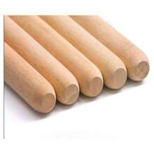 Rodillo de madera para hornear masa de pizza de 30x 3, 5 - Marrón - Ver 5