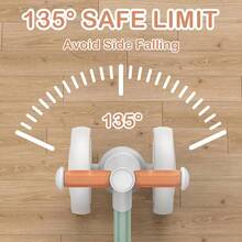 Bicicleta de Equilíbrio para Crianças, Andador de Bebê com Estabilidade Multirroda, Design em Liga de Alumínio Leve, Adequado para Meninos e Meninas de 1 a 3 Anos, Estrutura Estável Anti-Inclinação, Presente de Aniversário Ideal para Desenvolvimento de Habilidades Motoras - Uso Interno/Externo