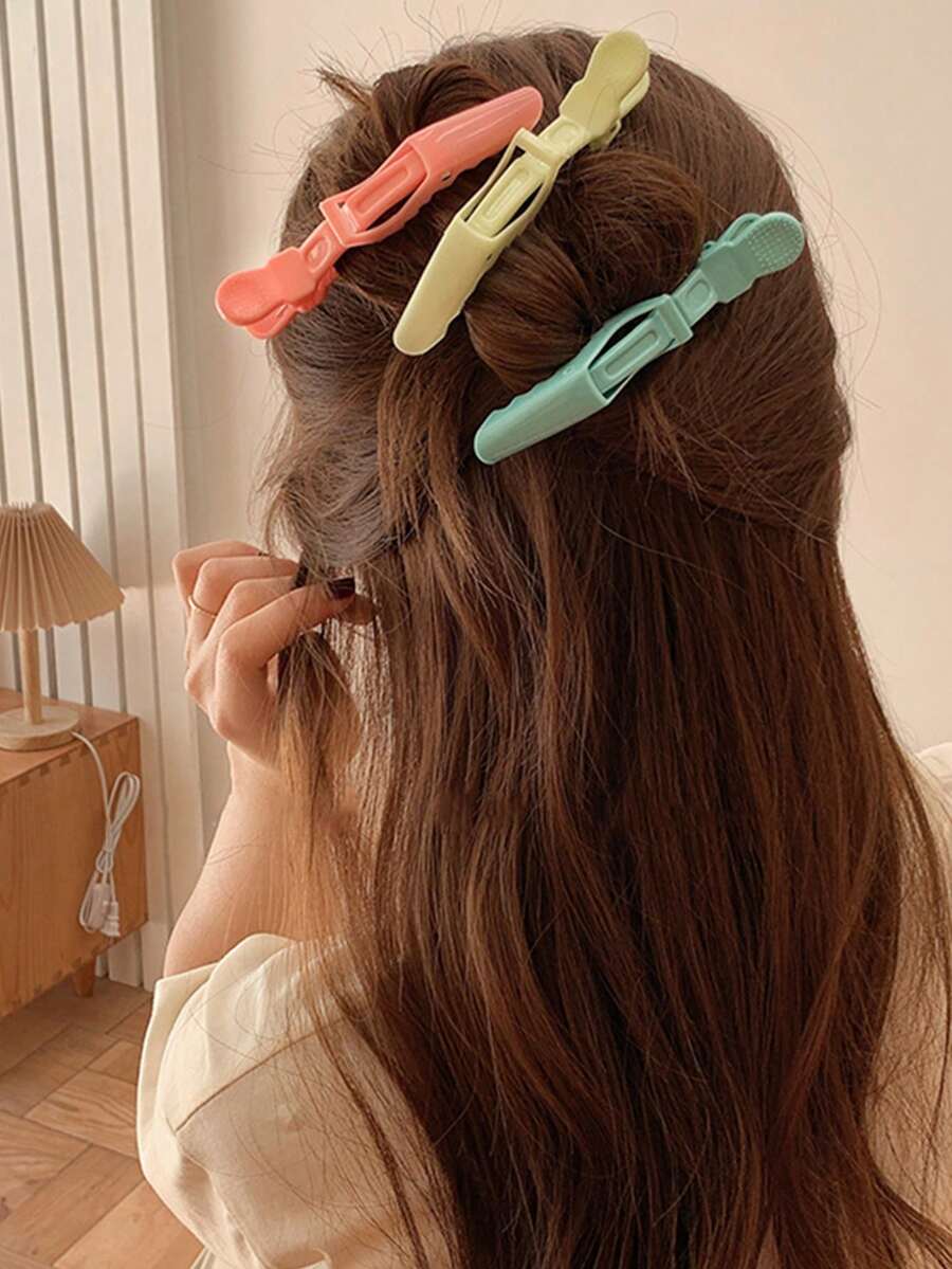 5pcs Crocodile Hair Clips Salon Styling Sectioning Accessories Set, Hair Styling Clips, Crocodile Clips And Alligator Hair Clips, Suitable For Salon, Perming And Perming Tools Casual, Women Hair Clips - Wide Tooth And Double Hinge Design - Crocodile Shaped Sectioning Clips Professional Hair Salon Clips, Non-Slip Hair Clips, Salon Sectioning Hair Clips,Hair,Barber,Hair Tools,Hair Products,Hair Accessories,Edge Brush,Styling Brush,Barber Accessories,Travel,Hair Dryer,Hair Stuff,Hair Spray,Hair Accessories,Curly Hair Products,Hairdressing Equipment,Accessories,Hair Cutting Scissors,Christmas,Barbershop,Barber Accessories,Hair Accessories,Hairdressing