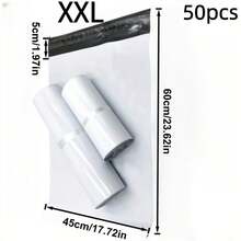 10pcs White Express Bags, Mailing Pouches - Suitable For Clothing, Personal Item Storage, Logistics, Mailing, Portable Packaging Bags, Multi-Purpose Bags, Holiday Gift Bags