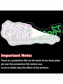 Custom Neon Lights, Customizable Neon Lights, Suitable For Wall Decor, Personalized Neon Lights, Applicable For Wedding, Birthday Party, Bedroom, Bar, Salon, Business Store, Name Logo, LED Light Board, Christmas Gift, Romantic Home Decor, Perfect For Wall Decoration, Holidays, Halloween, Party, Thanksgiving, Bar, Bedroom, Women, Girls, Wedding, Birthday - Màu Hồng Tươi - Xem 8