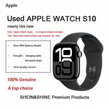Apple Watch Series 10 GPS 46mm, folosit, aproape nou, include: cablu de încărcare, 2 curele.