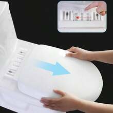 Asiento para inodoro, Asiento del inodoro de cierre lento, Asiento de inodoro universalblanco - Blanco - Ver 3