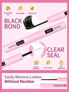 Bộ 120 chiếc mi lá phong mùa thu mới, mi cong D, bộ mi nối tự làm, mi nối hỗn hợp 9-16mm kèm keo dán mi và dụng cụ gắn mi để tự nối mi tại nhà - màu đen - Xem 6