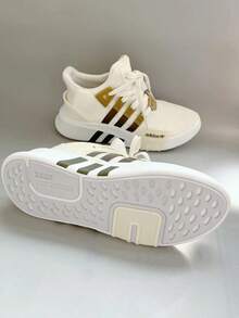Adidas Originals Classic Lifestyle Casual Shoes CY, Unisex, White/Green/Brown JI4275 - White Green Brown - View 8