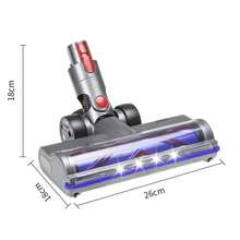 TECHCLN Cabezal de cepillo de repuesto con luz de detección de polvo para pisos de madera dura, compatible con V7, V8, V10, V11, V15