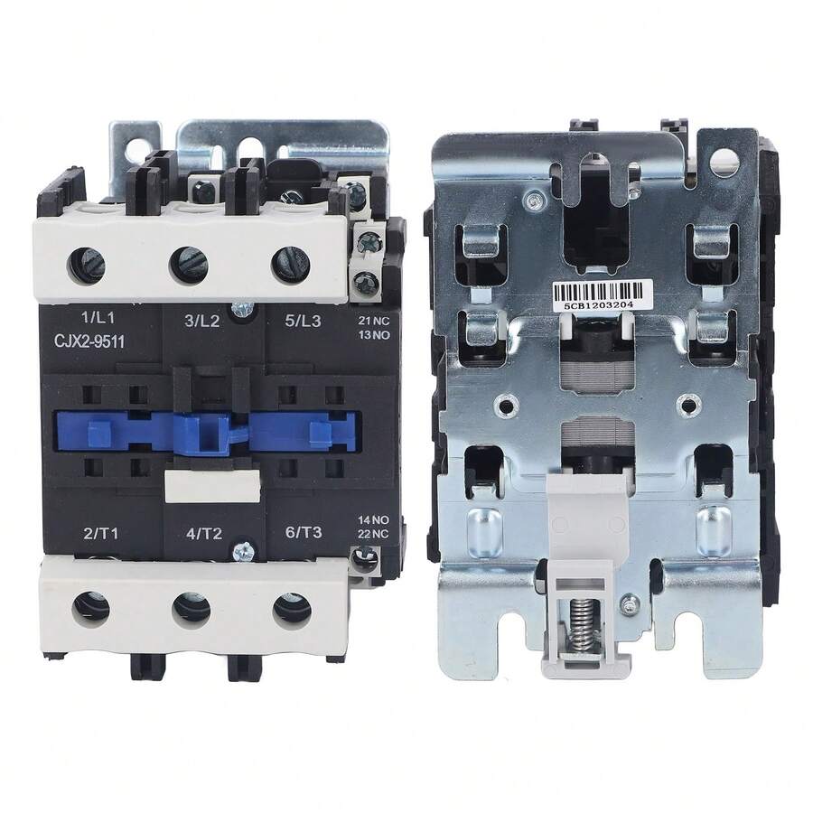 95 Amp Three-Phase Contactor Coil AC 110V Contactors - Black - View 1
