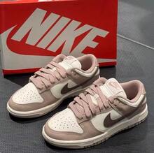 Nike Women's  Dunk Low Casual Sneakers - Taupe - View 3