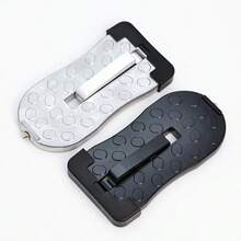 Car Door Step With Glass Breaker, Suitable For Various SUVs And Trucks, Foldable