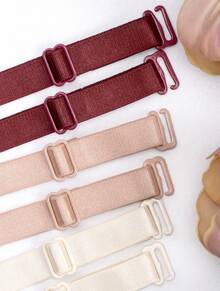 3 Piezas Brasier Premium  Copa C Con  Pushup Sexy Varilla Tirante Ajustable - Rojo - Ver 4