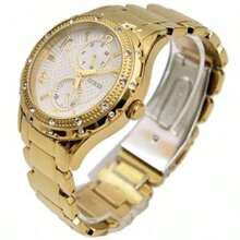 Guess Limelight Crystals Pink Ladies Watch W0442L2