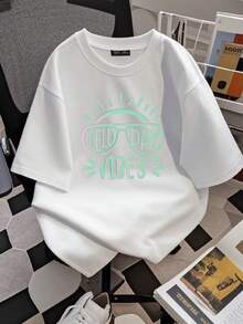 180g pure Cotton Field Day Vibes Shirt, Field Day 2025 Sunglasses Tshirt, End of School Year Gift For Teacher, Last Day of School Tee, Field Trip Tshirt Print Round Neck Short Sleeve Unisex streetwear Summer Breathable Slightly Women Top Graphic Tees women graphic - Blanco - Ver 3