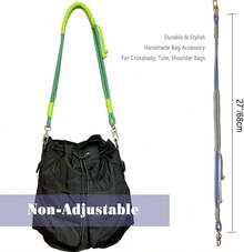 Purse Shoulder Strap Replacement For Bag, Non Braided Paracord Rope Handbag Straps - Khaki - View 9