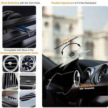 1pc Car Tambourine Car Mini Drum, Easy Clamping Design, Suitable For Music Lovers, Durable And Compact Car Accessories, Suitable For Various Models, Gold/Silver Optional