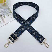 1pc 3.8CM Colorful Printed Adjustable Replacement Shoulder Strap For Bags