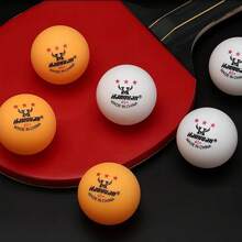 Set de Pelotas de Pong, 60 Pelotas de Pong de Tres Estrellas 40 mm, Alto Rendimiento Y Tecnología en Rebote Óptimo, para el Entrenamiento de la Competencia Entretenimiento - Blanco - Ver 5