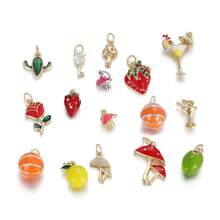 1 pezzo Ciondolo di peperoncino di lusso minimalista alla moda in rame, accessorio versatile fai da te per bracciale, collana, orecchini, portachiavi