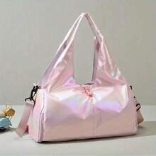 Bolsa Chique de Ioga e Fitness para Mulheres - Bolsa de Viagem Espaçosa e Resistente à Água de Poliéster com Fechamento de Zíper para Viagens Curtas e Aventuras ao Ar Livre