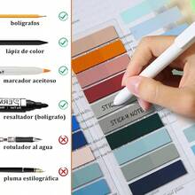 2000 Handy Separador De Libros, Multifuncional Handy Post it, Bloc De Notas Impermeable Etiquetas, Material Escolar Oficina, Post It Para Libros post it libro - 1800 - Ver 6