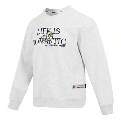 Skechers 男女通用套头卫衣，抓绒针织面料，适合日常通勤、旅行、健身、跑步等场合，舒适柔软，休闲百搭，货号：L123U003-02F0，建议选购小一码。