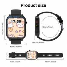 1.83 Inch Kids Smart Watch With Camera, Growth Photo Album, 18 Built-In Games, Calculator/Calendar/LED Flashlight, Unisex For Boys And Girls
