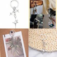 Y2k Star Moon Keychain For Car Key Keychain For Girls Women Bag Charms For Handbags Backpack Punk Goth Keychains