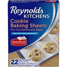 Reynolds Cookie Baking Sheets NonStick Parchment Paper 22 Sheets - blanco - Ver 2