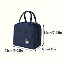 Borsa termica personalizzata per bambini, articolo essenziale per bebè, design personalizzato con motivo orsetto, borsa termica, borsa portatile, ghiaccio riutilizzabile, borsa per lo storage, adatta per lavoro, spostamenti all'aperto, gioco, senza contatto con alimenti - Multicolore - Visualizzare 3