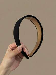 4pcs/1pc Women's 14.17in/36cm Black, Beige, Brown, Khaki Fashion Headbands, Versatile High-End Minimalist Design Hair Accessories Suitable For Daily Wear, Commute, Party, Casual, Beach, Vacation, Washing Face, Makeup, Outfit Matching, Hair Band, Hair Hoop, Hairband For Women, Autumn Outfits ,Home,Skincare Headband Head Accessories - Multicolor - View 6