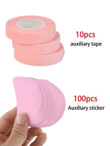 110pcs-Eyeshadow Adhesive Tape Sticker Set, Eye Shadow Eyeliner Auxiliary Tool, Eye Shadow Protection Sticker, Eye Shadow Template, Eyeliner Sticker, Breathable Eye Makeup Tool.66/33/30/3/1pc