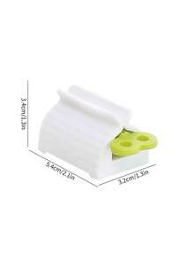 1pc Manual Toothpaste Squeezer, Home Tube Dispenser, Bathroom Accessories Facial Cleanser Squeezer - Green - View 2