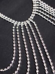 1pc Fashionable Multilayer Sexy Shoulder Chain Body Jewelry For Women