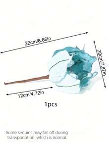 5/12 Pcs Extra Large Shiny Pink Blue Christmas Artificial Flower Christmas Tree Decoration Pendant Ornaments Glitter Champagne Red Flowers Suitable For Merry Christmas Christmas Party Home Garden Decoration Room Background Decoration, Christmas Window Decoration, Christmas Tree Decoration Artificial Flower Home Decor Christmas Decorations Room Decor