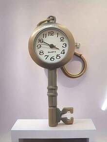 Key Shape Pocket Watch Pocket Watch Vintage Bronze Keychain,Novelty Quartz Watch Keychain Pendant Bag Accessories Creative Gift Nurse Watch,Valentine'S Day Gifts,Gifts For Friends Key Chain Charms,Souvenir Gift For Xmas Birthday - 青銅3 - 查看 4