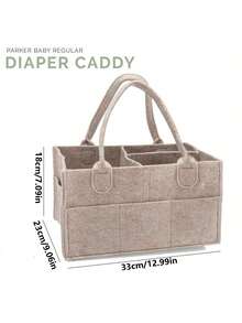 Small Thick Felt Diaper Bag, Handheld Mommy Bag, Handheld Baby Diaper Storage Bag