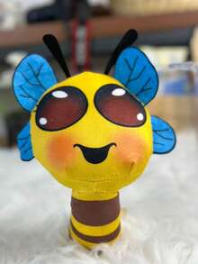 Búp bê nhồi bông hình ong đáng yêu, mắt to, màu vàng xanh, cao 30cm/11.81inch, hàng mới về, dành cho bé sơ sinh và trẻ nhỏ, chất liệu vải mềm mại, dễ thương, thích hợp làm quà tặng năm mới, Giáng sinh, sinh nhật, Ngày thiếu nhi, trang trí nhà cửa và phòng trẻ. - Màu vàng - Xem 8