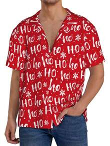 Mens Hawaiian Shirt Short Sleeve Casual Button Down Summer Beach Shirts With Pockethalloween - Hoa cổ điển thập niên 70 - Xem 5
