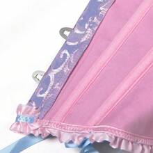 Corset Corset Floral Waist Shaping Belt - 紫丁香色 - 查看 8
