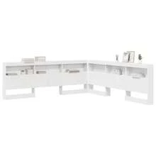 Testata contenitore Bianco 200 cm Legno multistrato