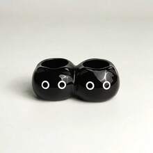 1pc Ceramic Cat Toothbrush Holder, Cute Siamese Cat Electric Toothbrush Stand Organizer, Couple Toothpaste Placement Bathroom Countertop Base Stand, Home Bathroom Decor, Bathroom Storage, Toothbrush Holder, Gift Fall Decor Back To School