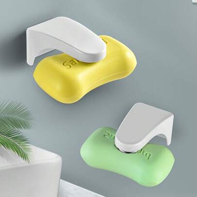 1/3 Giá đựng xà phòng treo tường, Giá đựng xà phòng từ tính, Giá đựng xà phòng thoát nước, Phụ kiện phòng tắm, Giá đựng xà phòng