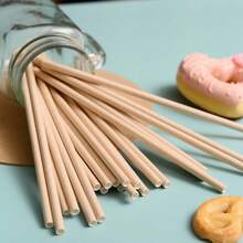 Black,White And Khaki Paper Straws(50 Pcs), Disposable Drinking Straws Bulk For Halloween Party Supplies, Birthday, Wedding, Bridal/Baby Shower And Holiday Christmas Celebrations