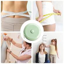 2/3 piezas de colores aleatorios + Regla retráctil mini, Escala dual (métrica e imperial) + Cinta métrica retráctil pequeña de 1,5 m - Multicolor - Ver 9