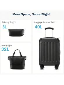 Luggage Sets 5 Piece,Hardside Suitcase With Wheels - Spinner Wheels, TSA Lock, Includes Toiletry Bag For Family Travel Luggage Case Trolley Suitcase Spinner Suitcase Travel Luggage Travel Suitcase Hardshell Suitcase Suitcase Luggage Carry-On Suitcase Travel Essentials For Men For Women For Vacation For Business Large Capacity Travel Essential Travel Accessories Travel Organizer Travel Stuff - 藍色 - 查看 6