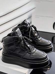 Zapatos deportivos casuales retro a juego para hombres, con cordones, versátiles para exteriores, fiestas, oficina, todas las estaciones